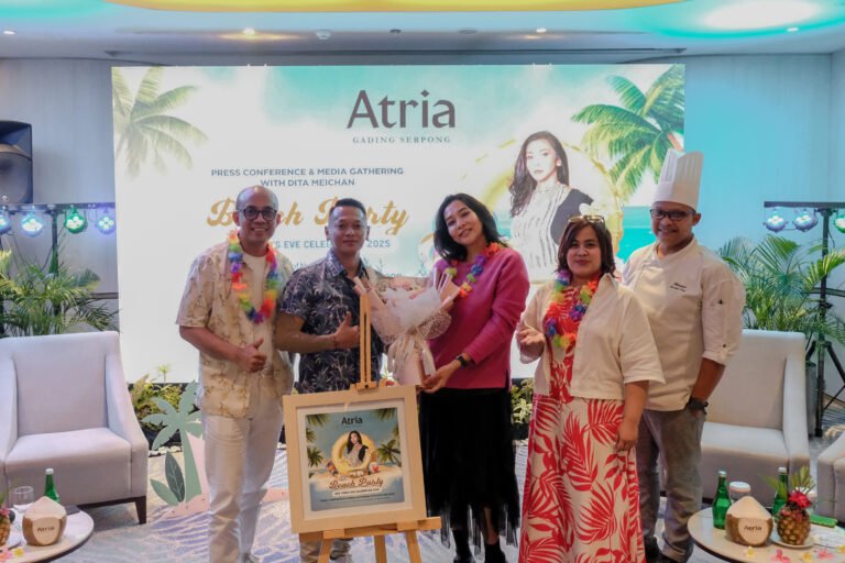 Dita Meichan Hadir Rayakan Semarak Malam Tahun Baru di Atria Hotel & Residences Gading Serpong